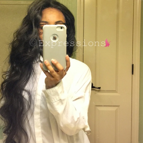 Human Hair Blend Wig Lace Front Body Wave - Picture 2 of 5